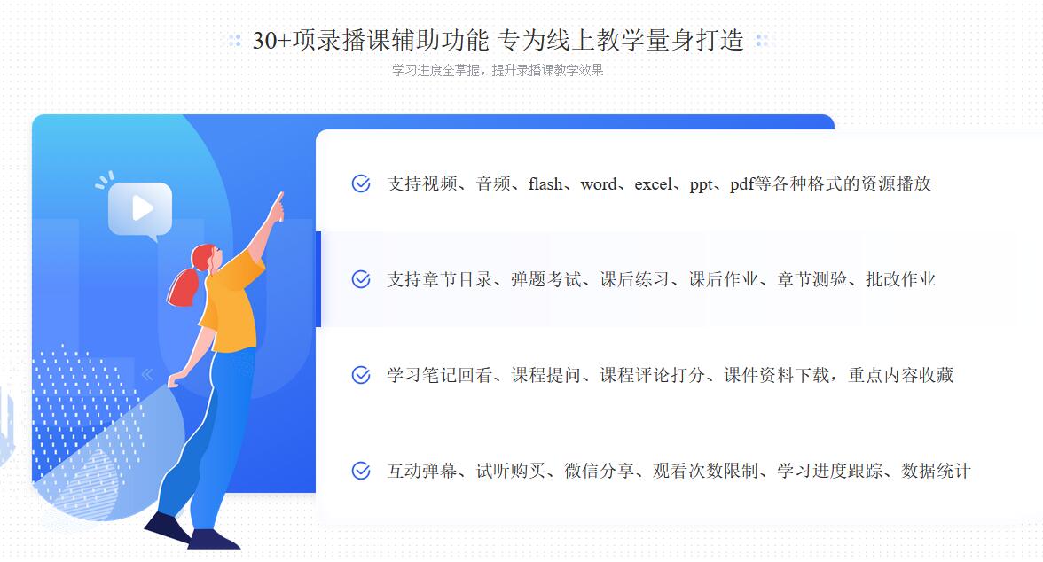 錄播課程平臺哪個好_錄播課程平臺有哪些？ 錄播課程平臺哪個好 線上錄播課程怎么做 錄播課程用什么軟件好 上網(wǎng)課教學(xué)軟件哪個好 線上授課平臺有哪些 在線授課平臺哪個好 第2張
